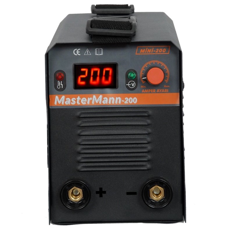 resimler/genel/Master Mann 200 Amper İnverter Kaynak Makinesi | Kompakt Tasarım – Dijital Ekran – 220V