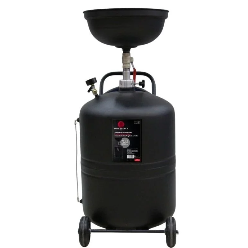 Worldforce 11132 Havalı Yağ Boşaltma 100 Litre | 160 cm Yükseklik