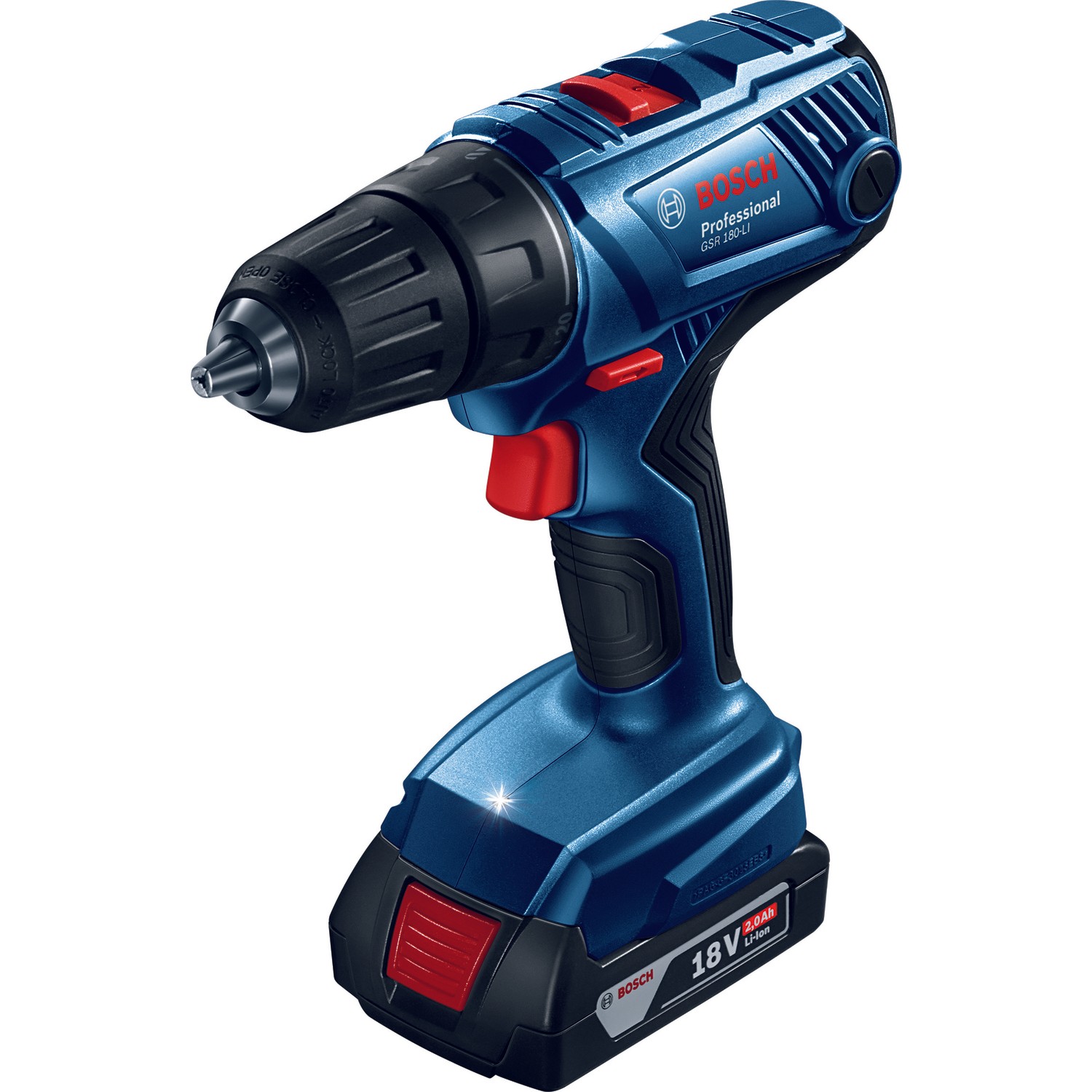 Bosch GSR 180-LI 18V Çift Akülü Vidalama Matkap
