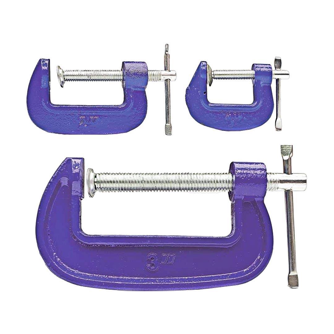 Baytec MK4255 C Tipi Mengene – Döküm Gövde – Vidalı Sıkma – 50 mm